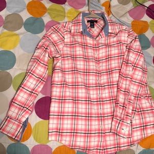 Womens pink/peach Landsend Flannel